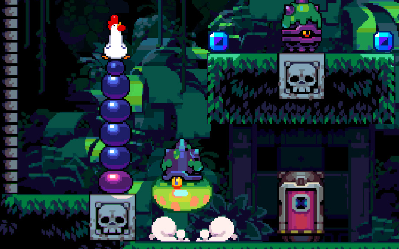 Bomb Chicken ภาพหน้าจอเกม