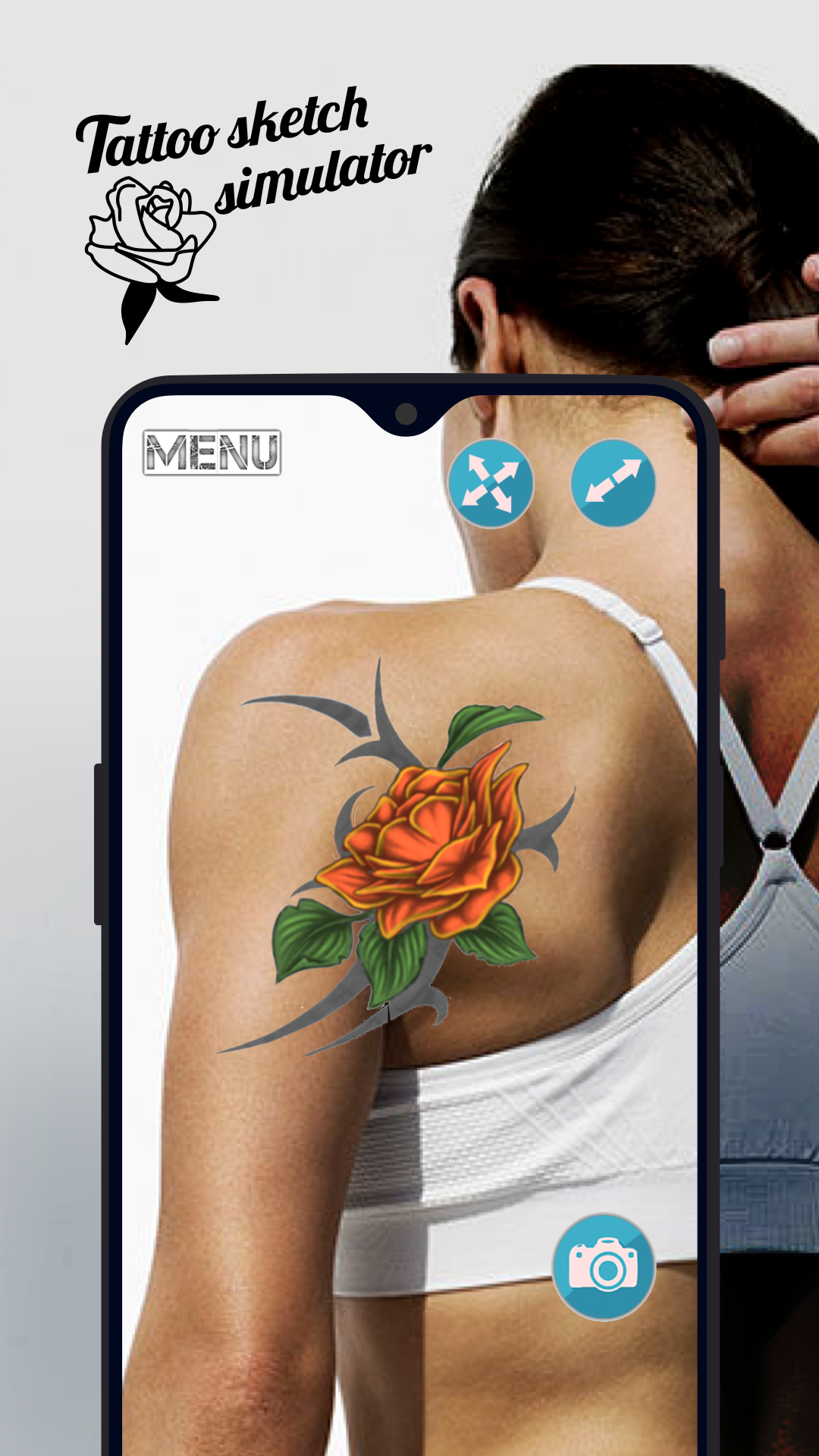 Tattoo sketch simulator Game Screenshot