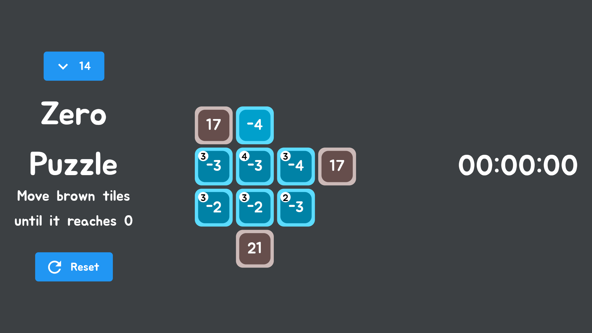 Zero Puzzle Game Screenshot