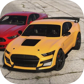 Jogo de corrida de carro Ford Mustang versão móvel andróide iOS