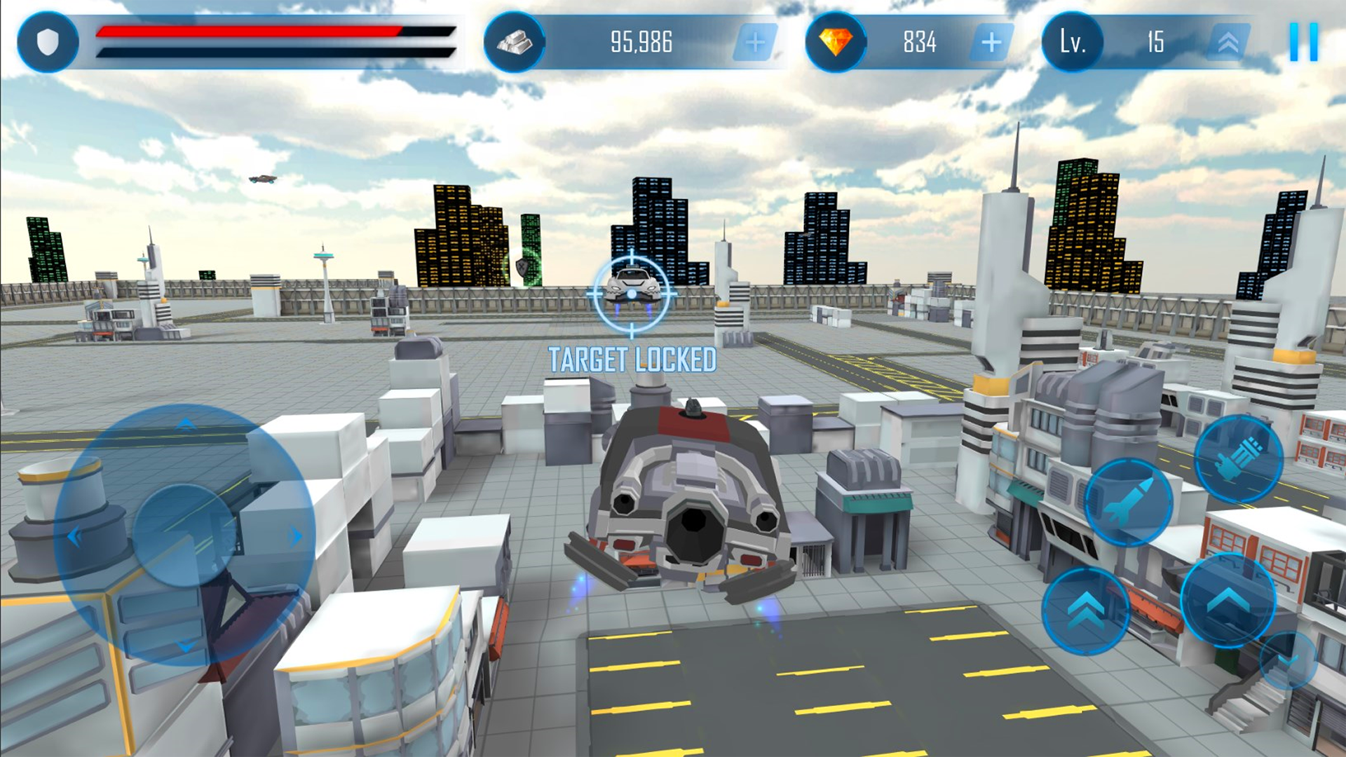 Flying Car Game Screenshot