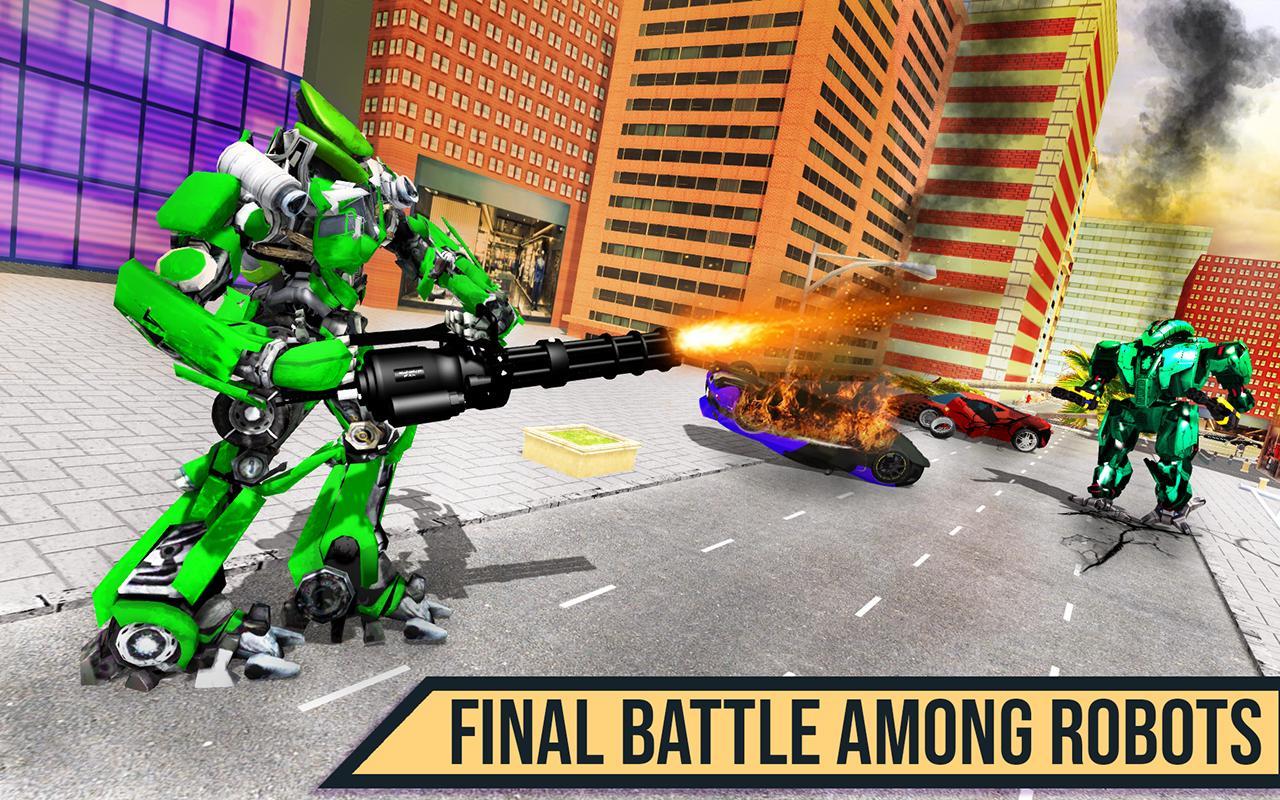 Real Moto Robot Transform: Flying Bike Robot Wars Game Screenshot