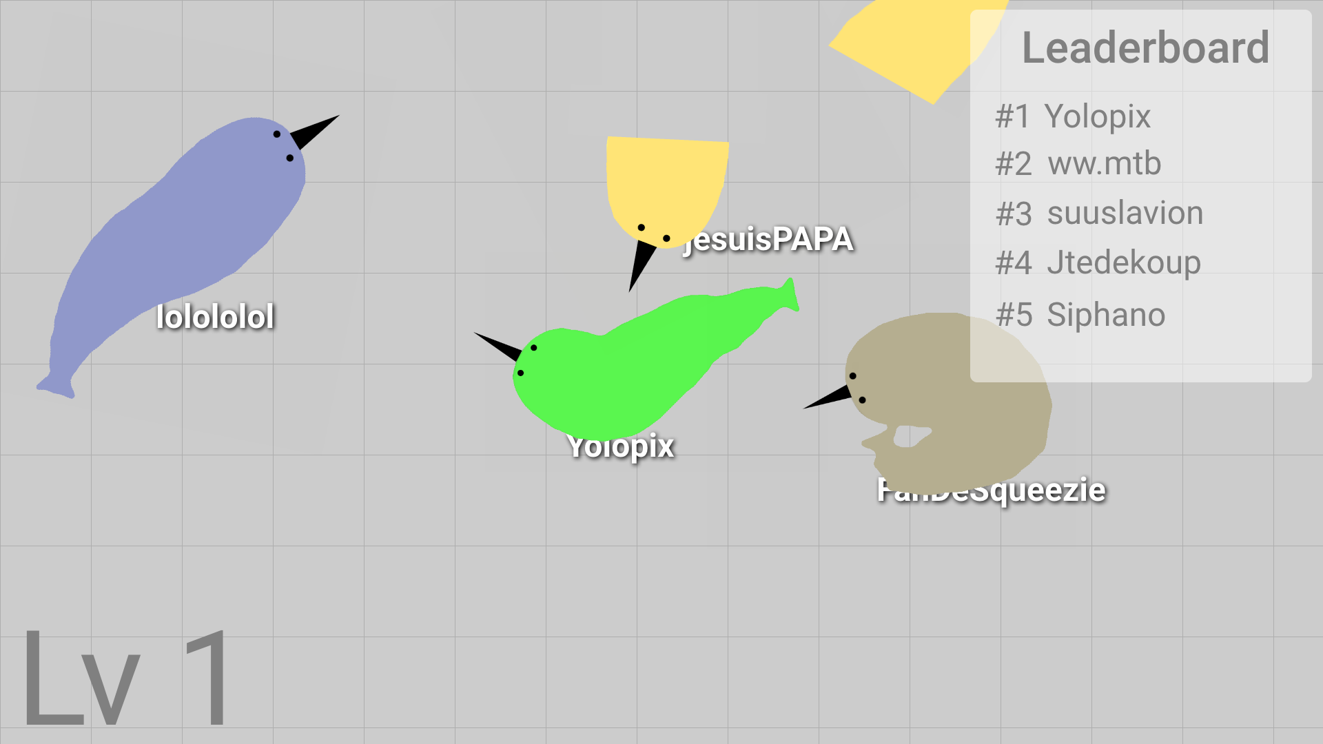 Narwhale.io Player ภาพหน้าจอเกม
