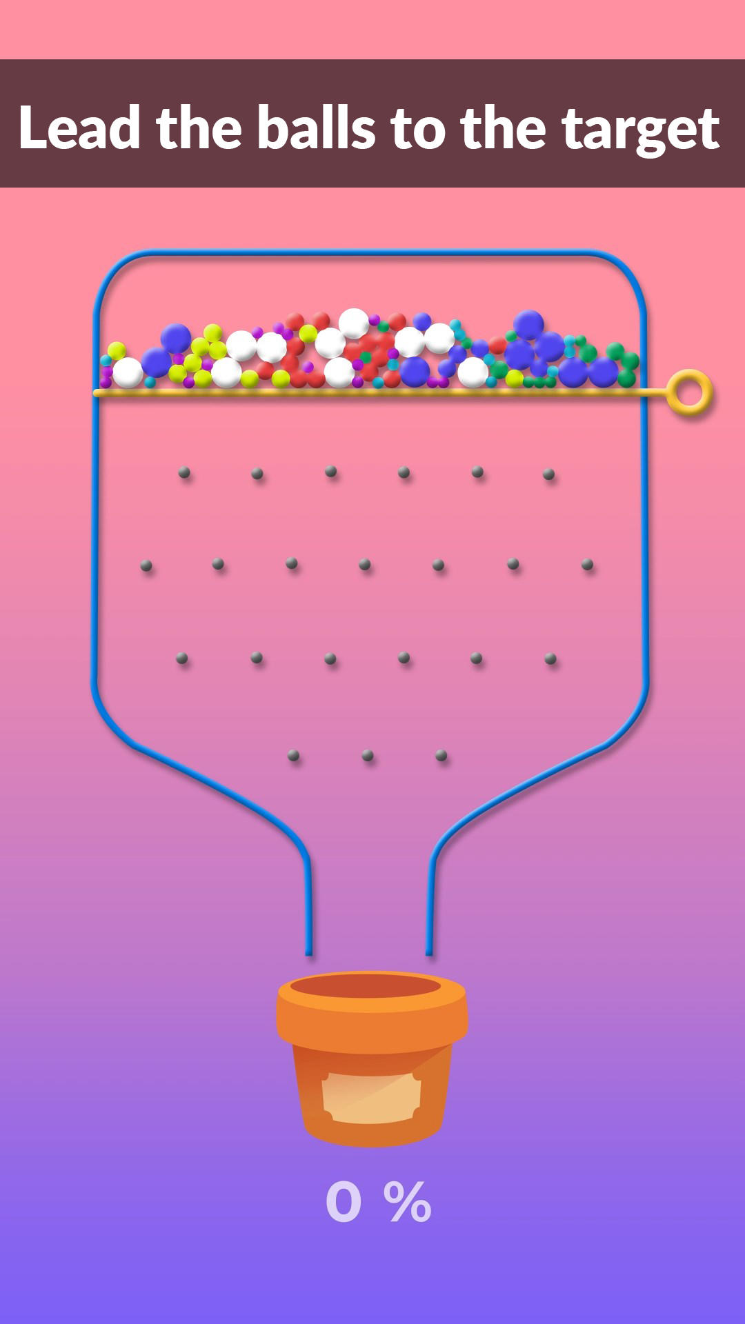 Screenshot of Garden Balls - Pin Pull Games