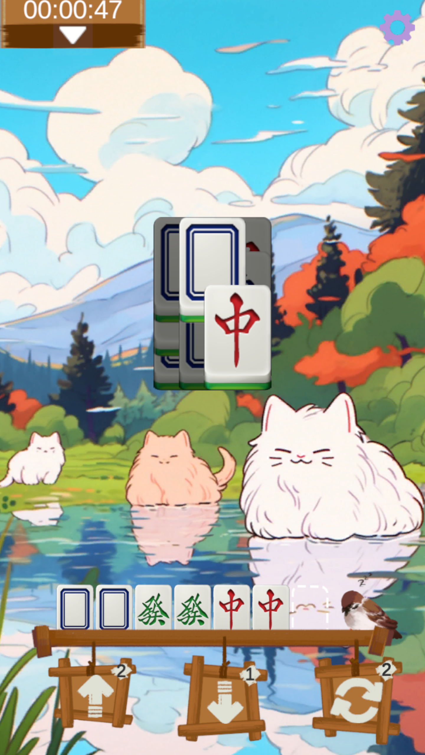 Mahjong vs Mahjong Solitaire Game Screenshot