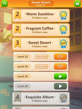 Wordsdom2 – Best Word Puzzles 게임 스크린샷