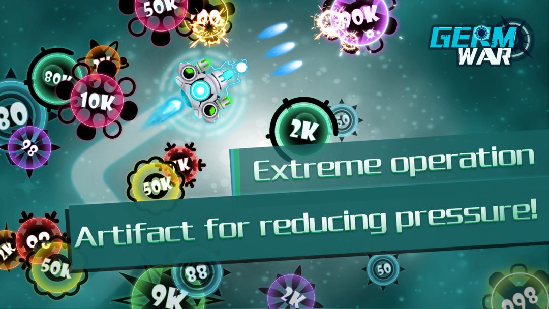 Germ War - Space Shooting Game screenshot game