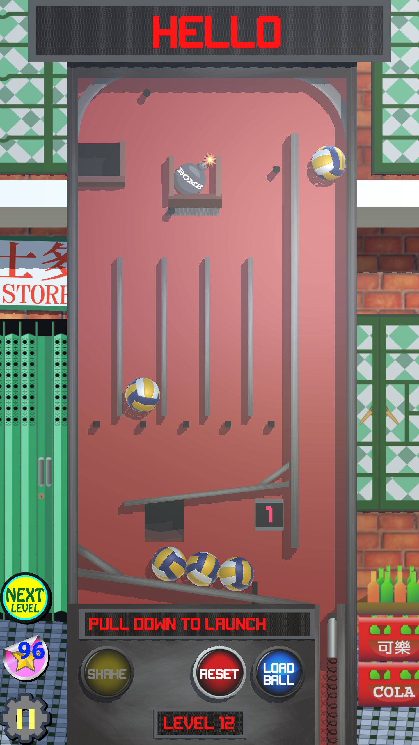 Pinball PingPong Game Screenshot