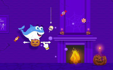Baby Shark - Candy Challenge Game Screenshot