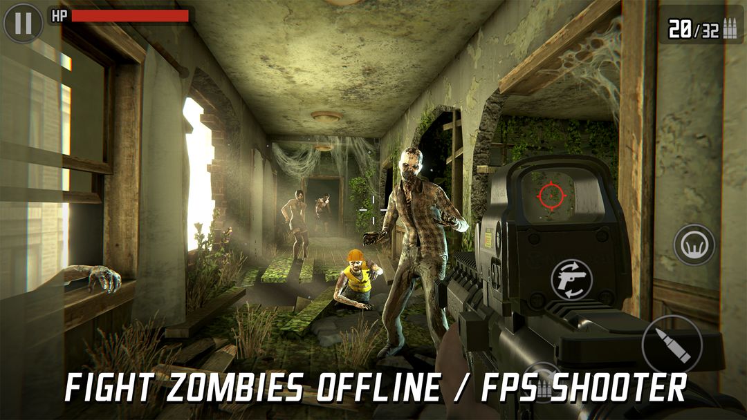 Zombie Sniper War 3 - Fire FPS 게임 스크린 샷