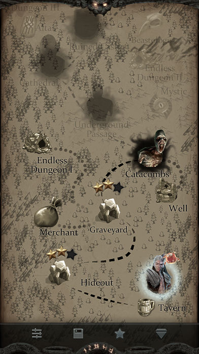 Dungeon Journey: Source of Evil screenshot game