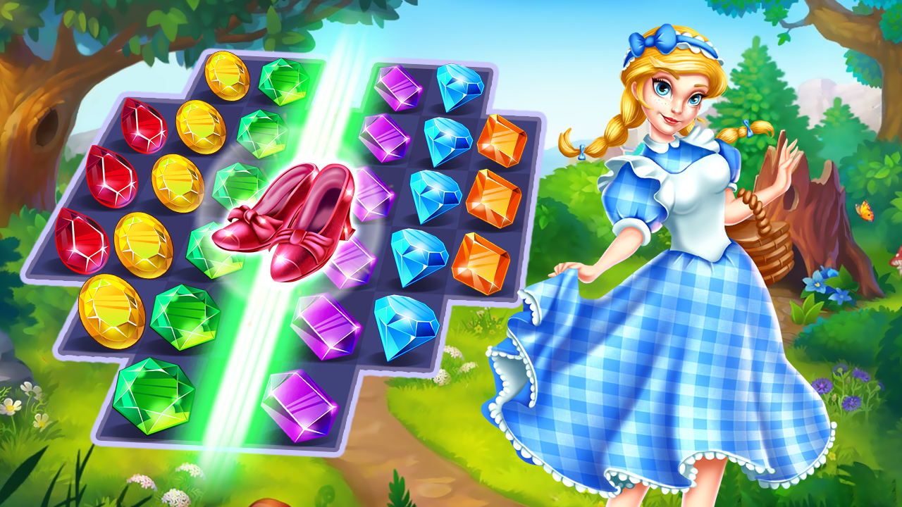 Jewels Star: OZ adventure Game Screenshot