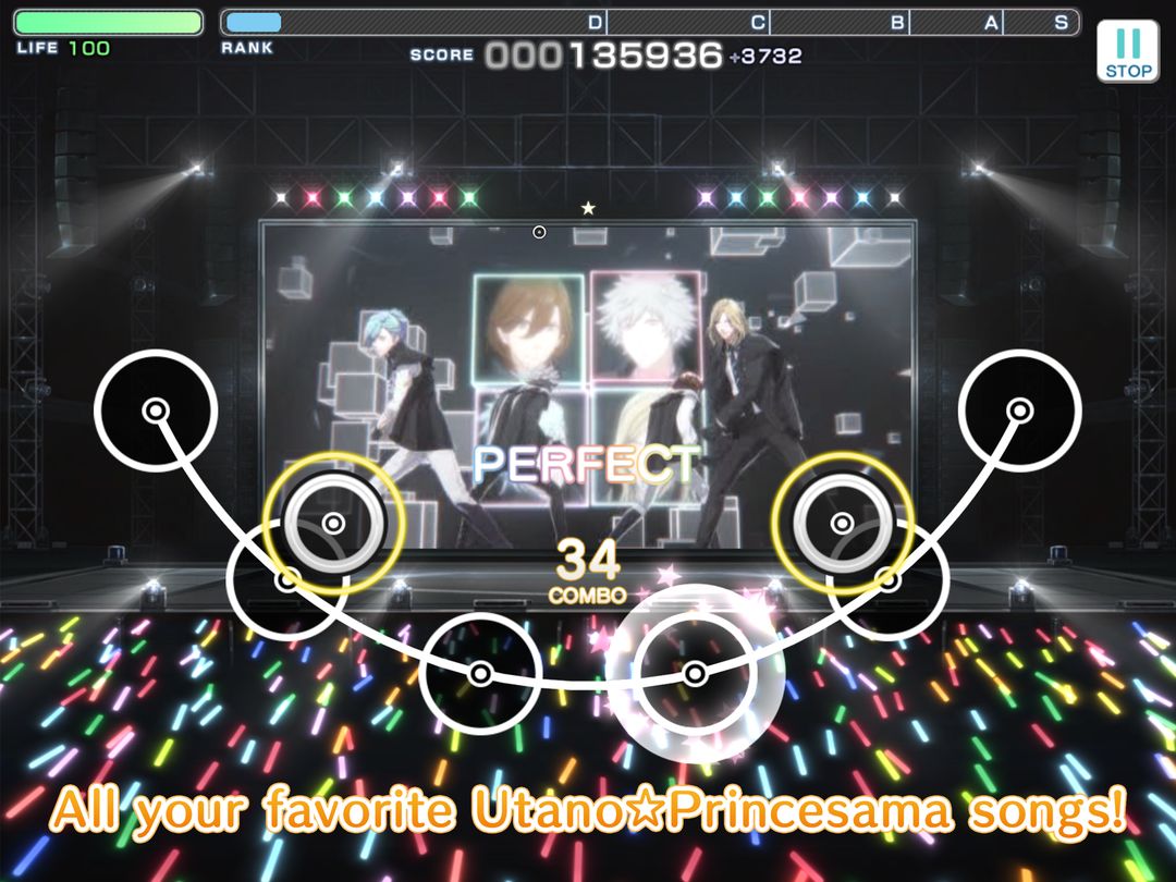 Utano☆Princesama: Shining Live ภาพหน้าจอเกม
