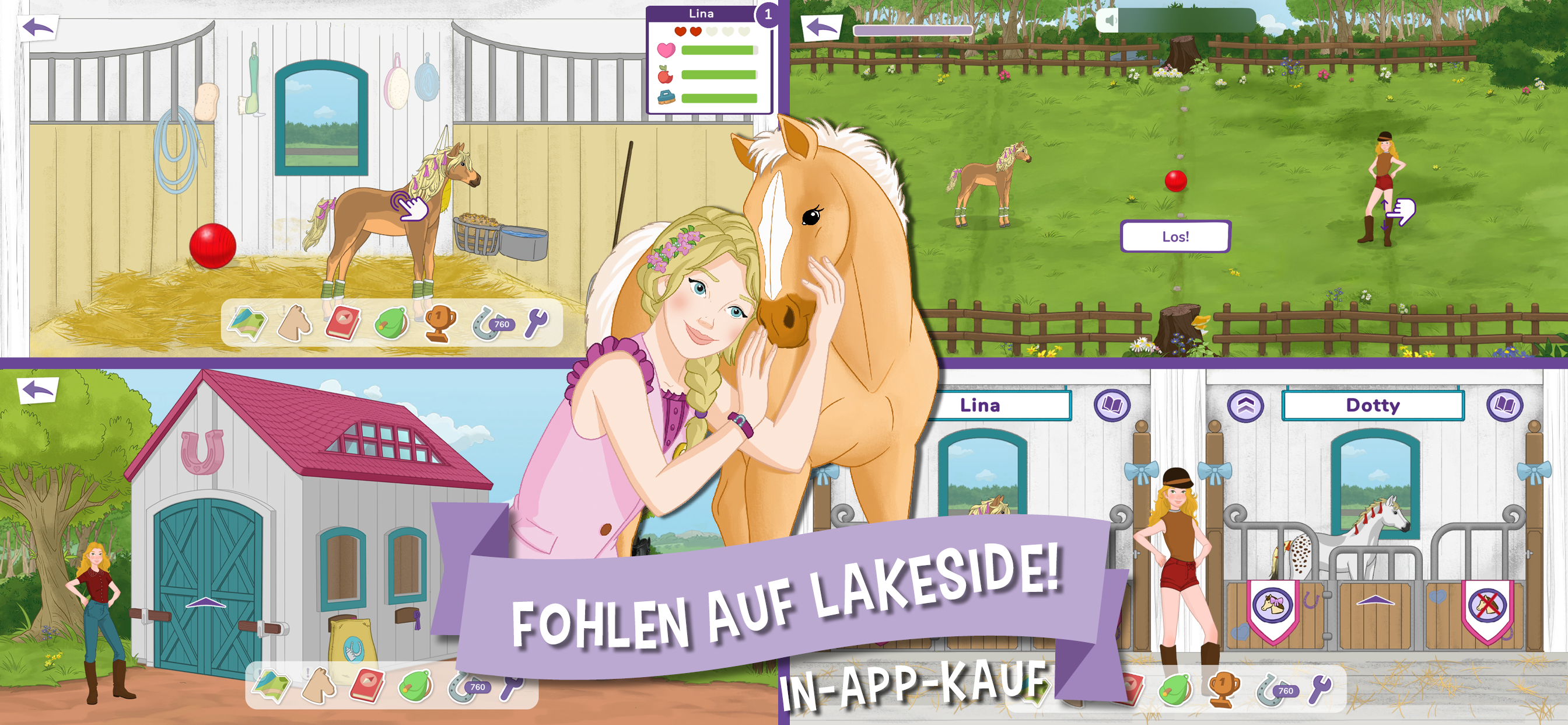 Captura de Tela do Jogo HORSE CLUB Pferde-Abenteuer