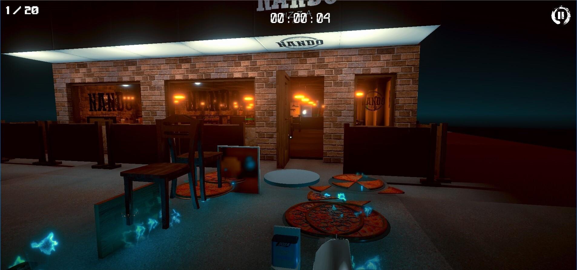 3D PUZZLE - Pizza Shop 1 Game Screenshot