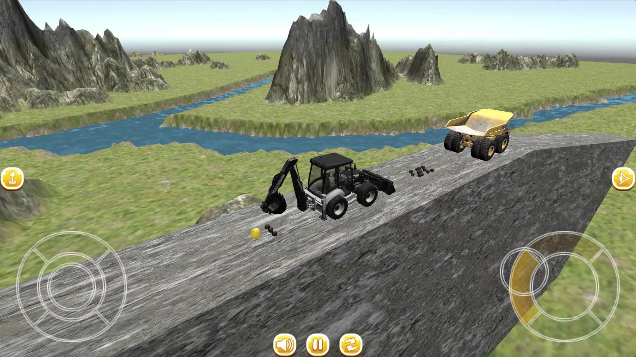 Cuplikan Layar Game Traktor Digger 3D
