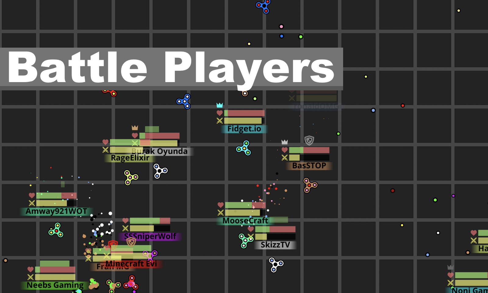 Fidget.io - Spinz.io Edition Game Screenshot