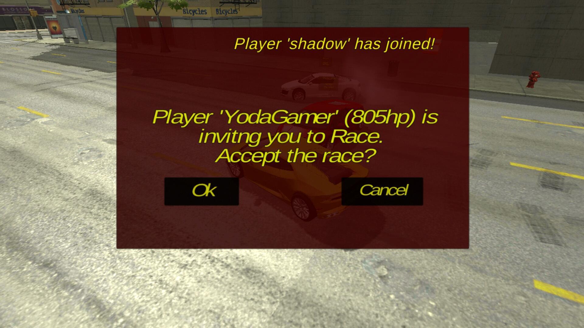 Drag Racing: Multiplayer Game Screenshot