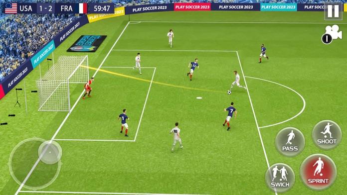 Captura de Tela do Jogo Jogar Soccer 2024 - Real Match