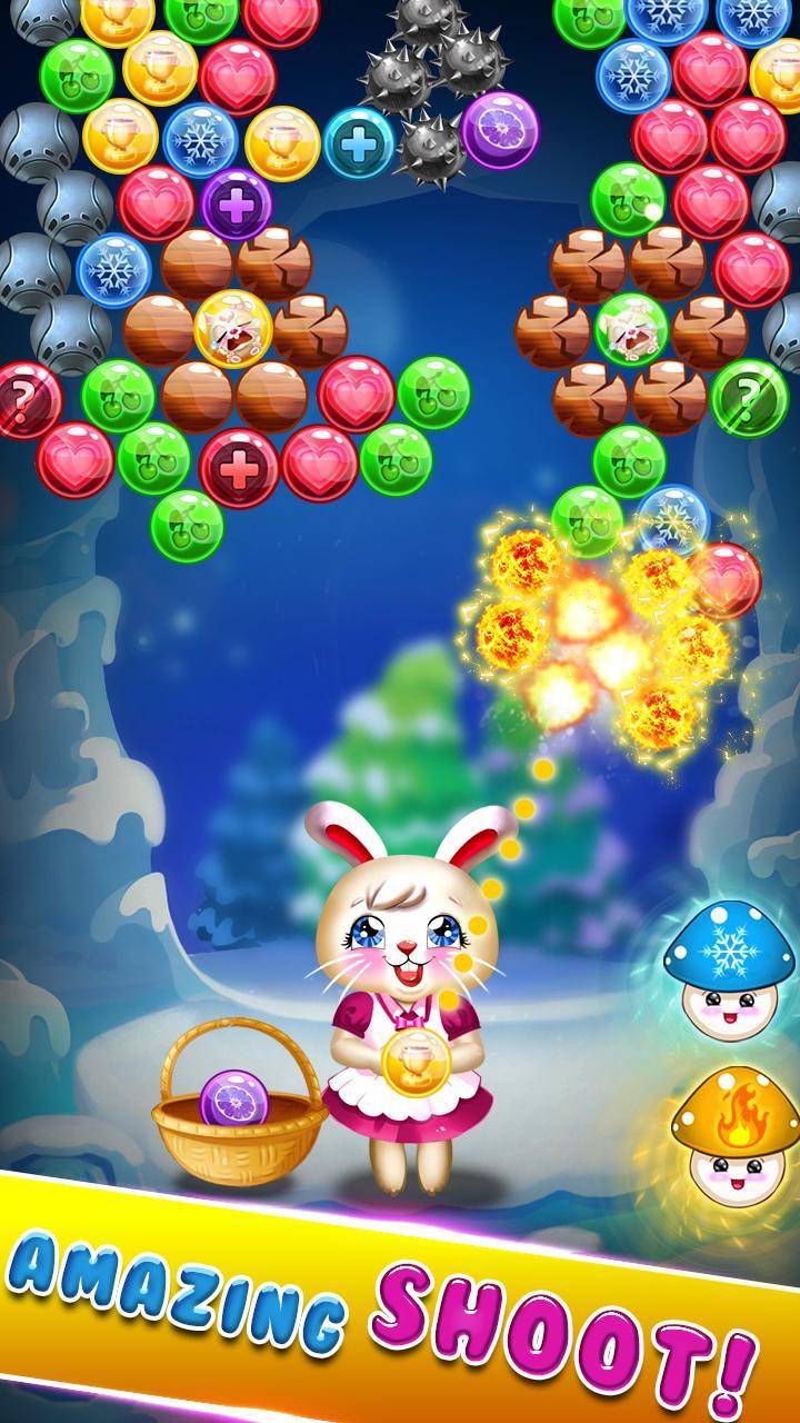 Screenshot 1 of Bunny Bubble Shooter Pop: Magic Match 3 Isola 2.5
