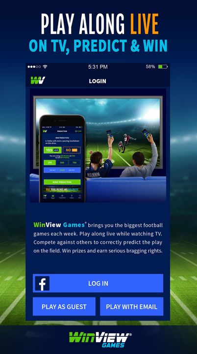 Screenshot 1 of WinView Games - Live Football 1.0.0