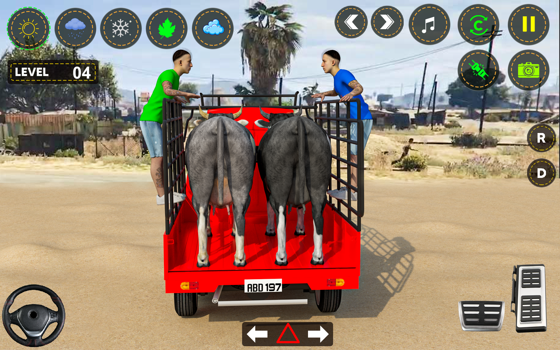 Farm Animal Cargo Truck 3d Game Screenshot