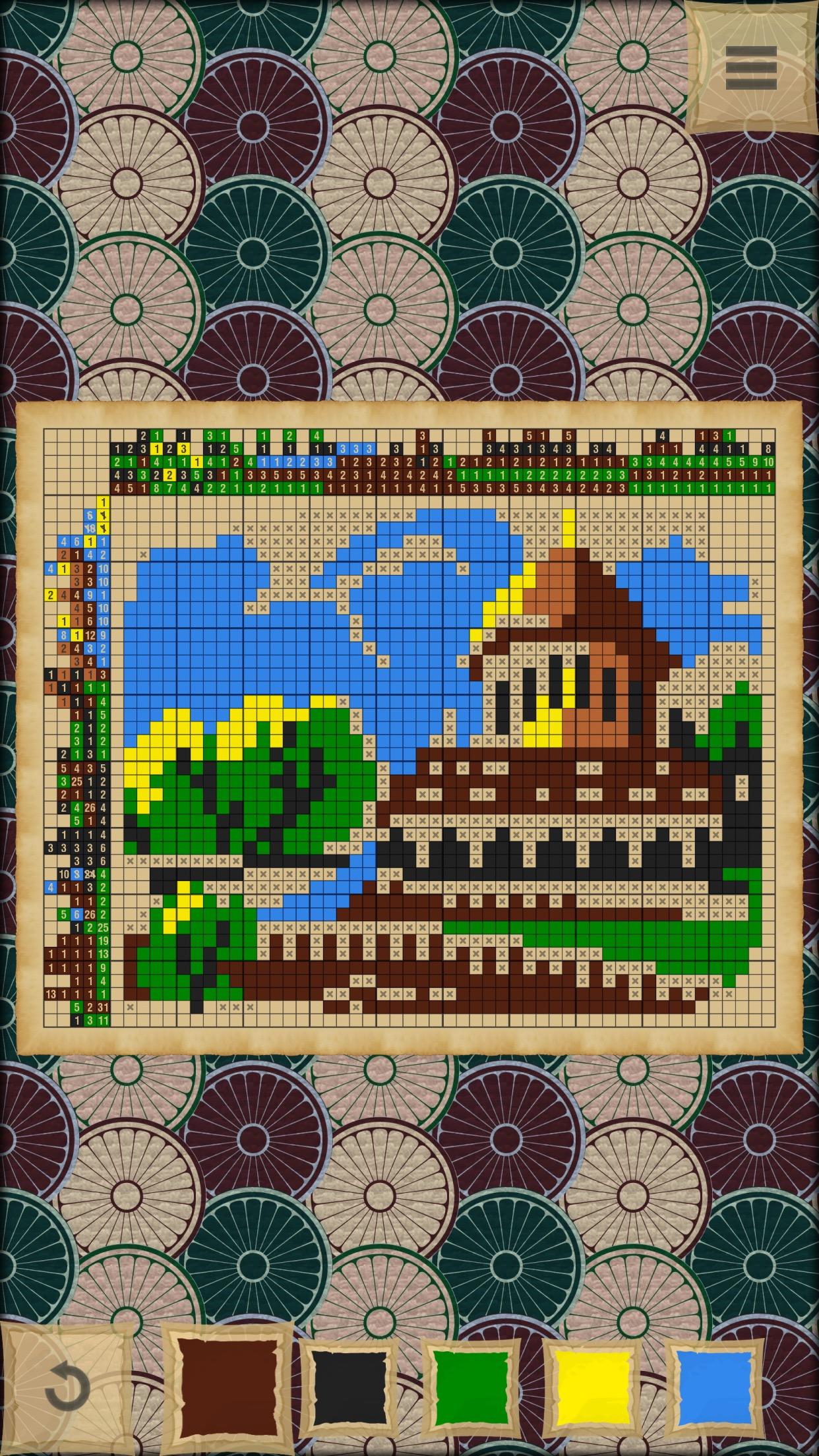 Color Nonogram CrossMe Game Screenshot