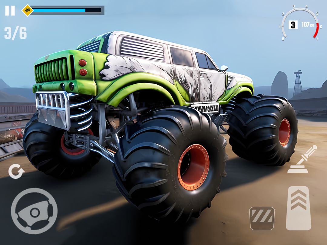 4x4 몬스터 트럭 레이싱 게임 게임 스크린 샷