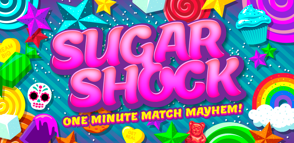 Banner of Sugar Shock - ការប្រកួតមួយនាទី Mayhem 1.0.35