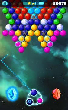 Supernova Bubble Puzzle Game Screenshot