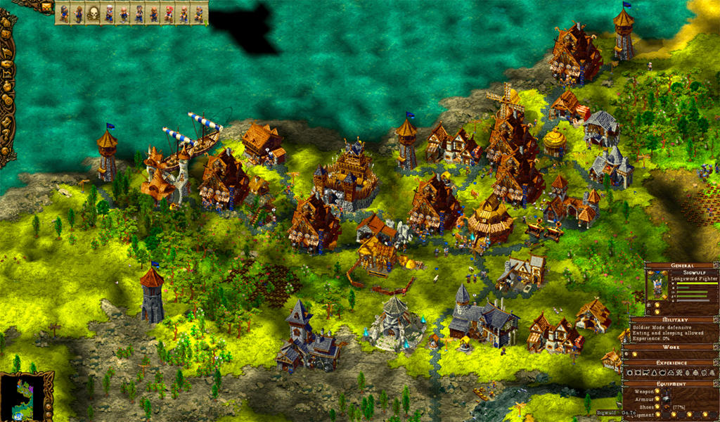 Screenshot of Cultures 2: Gates of Asgard
