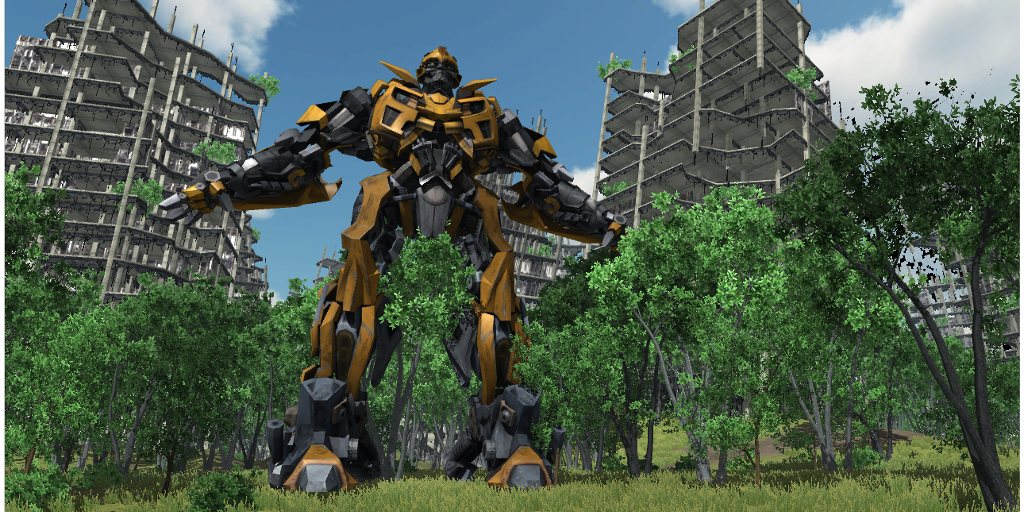 Cyborg Robot car FREE 게임 스크린샷