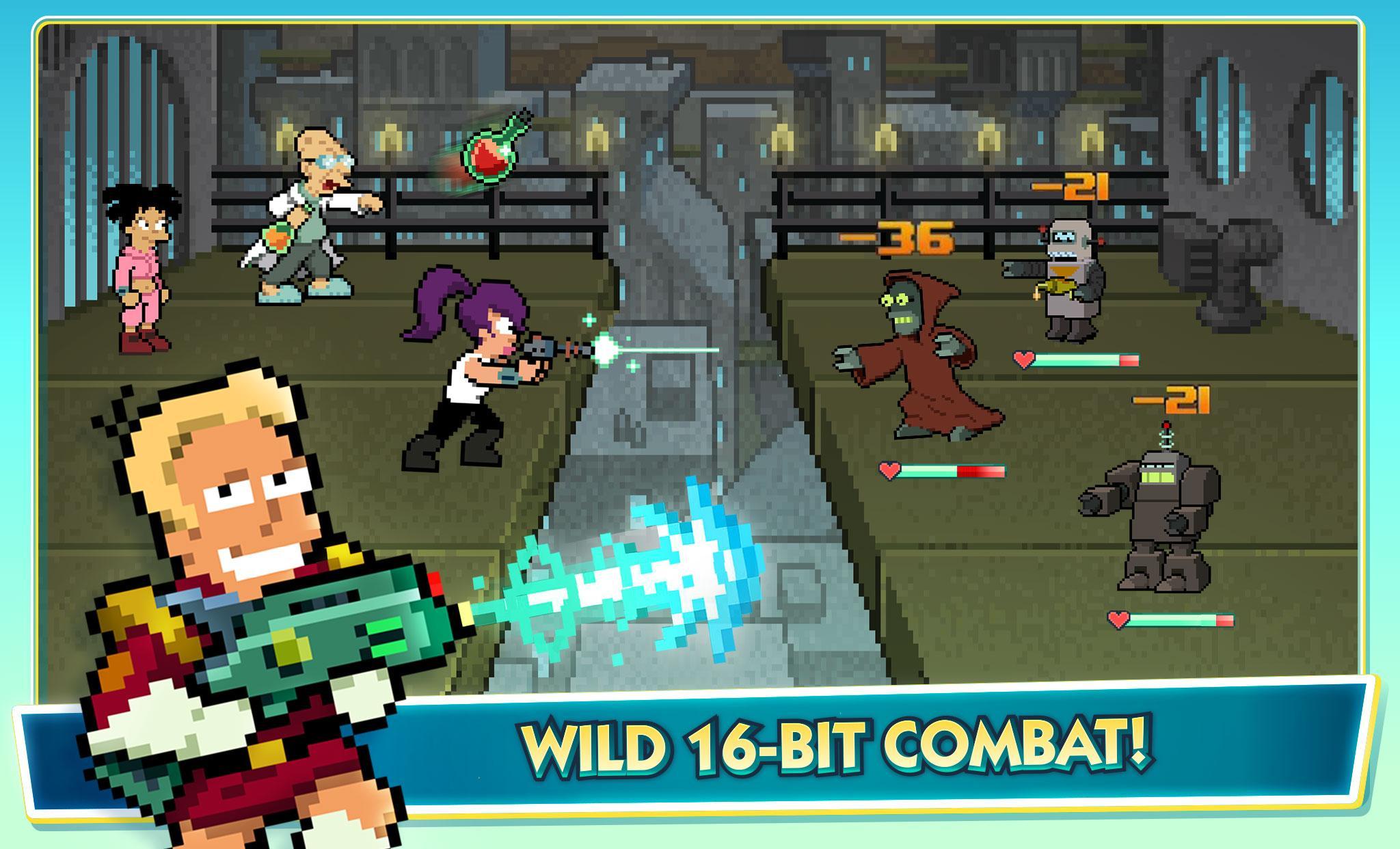 Futurama: Worlds of Tomorrow 遊戲截圖