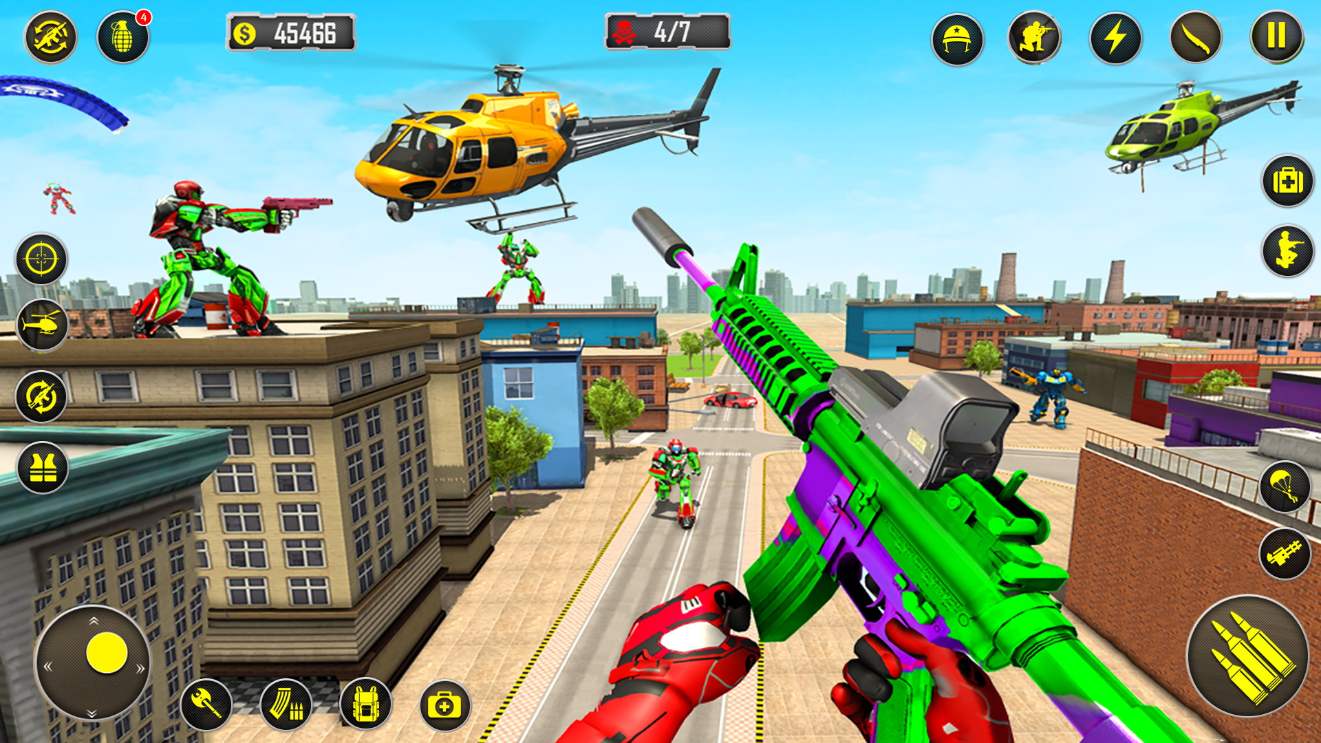 FPS robot shooting gun games Game Screenshot