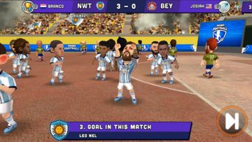 Captura de Tela do Jogo Mini Football Jogo de Futebol