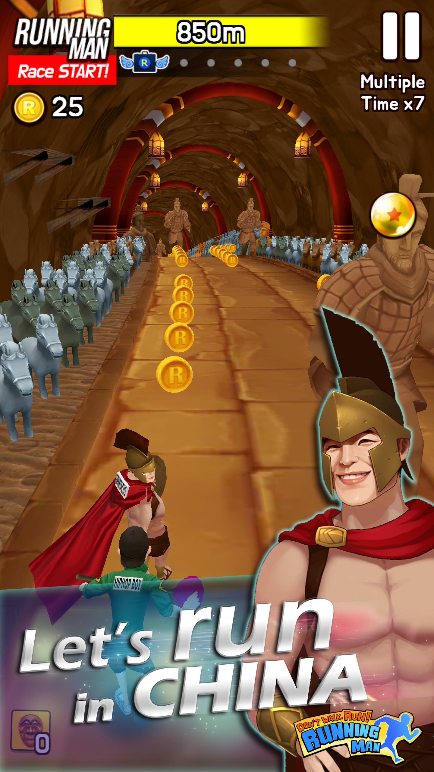 Cuplikan Layar Game Running Man Race Start