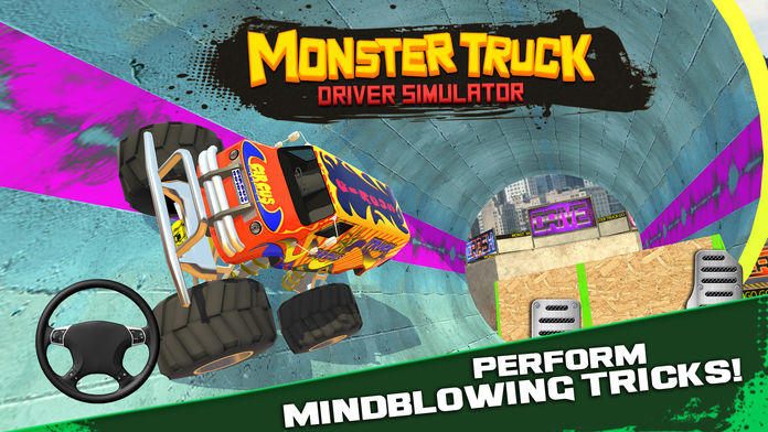 Screenshot 1 of Simulator ng Monster Truck Driver 