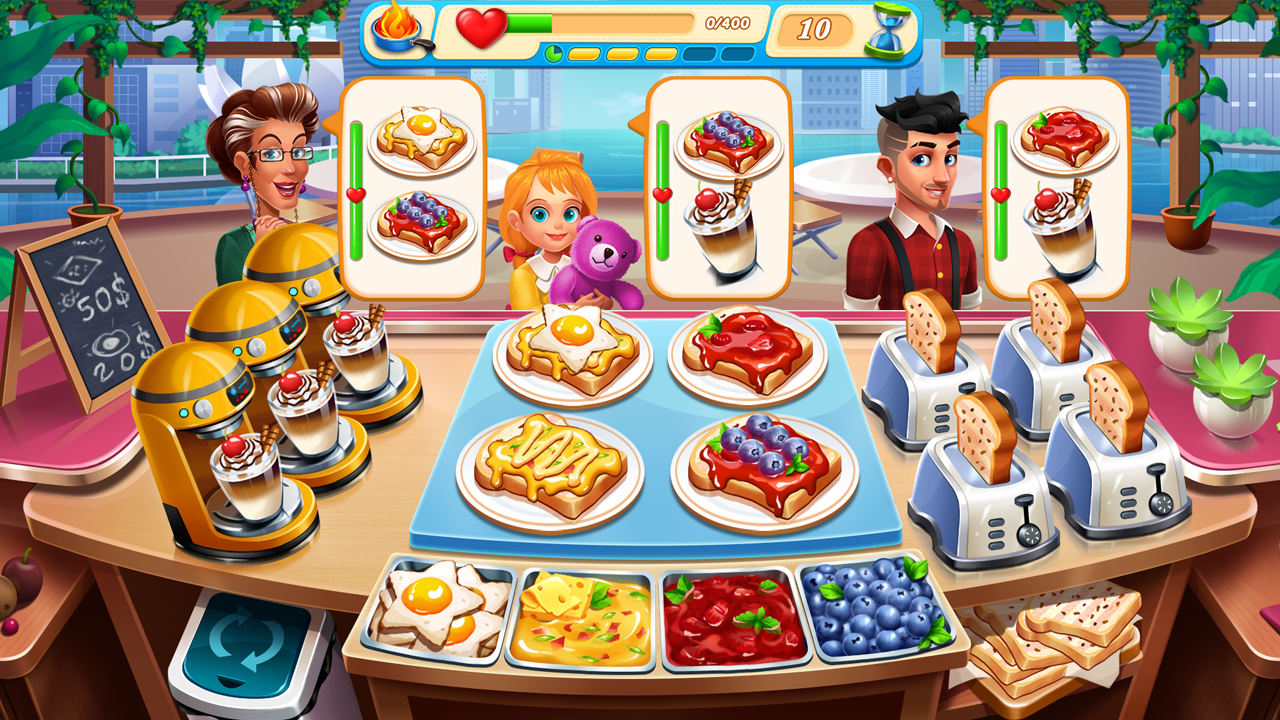 Screenshot 1 of Cooking Marina - 烹飪遊戲 2.3.8