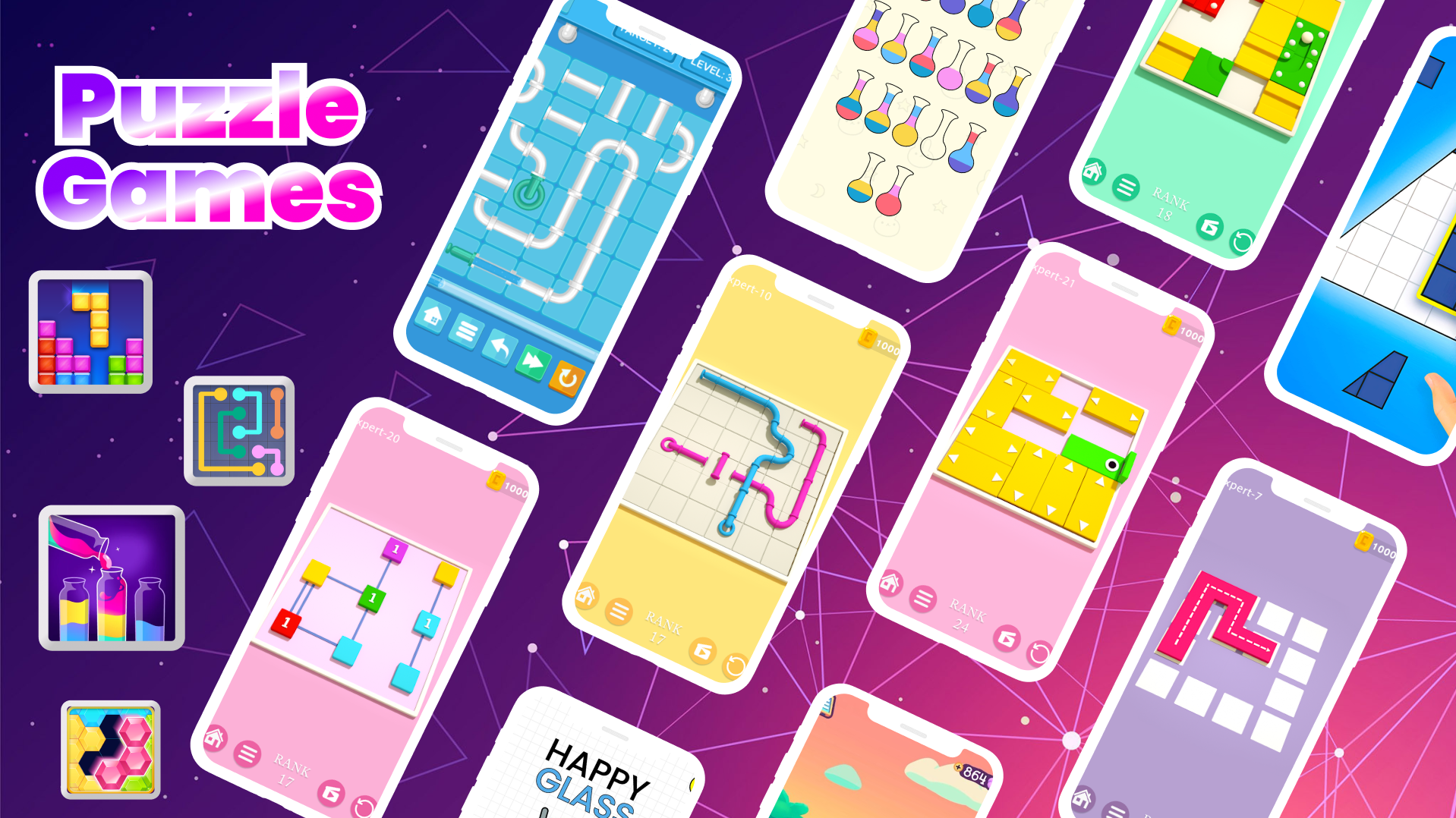 Puzzle Games: All Games In One Game Screenshot