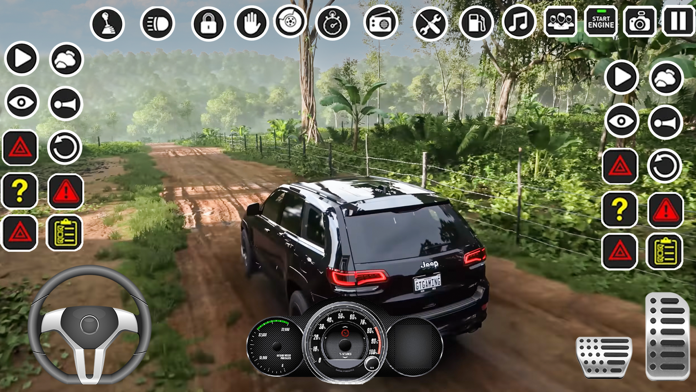 Jeep Driving Simulator Offroad 게임 스크린 샷