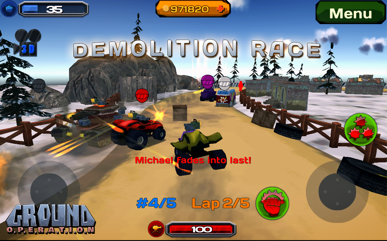 Ground Operation Game Screenshot
