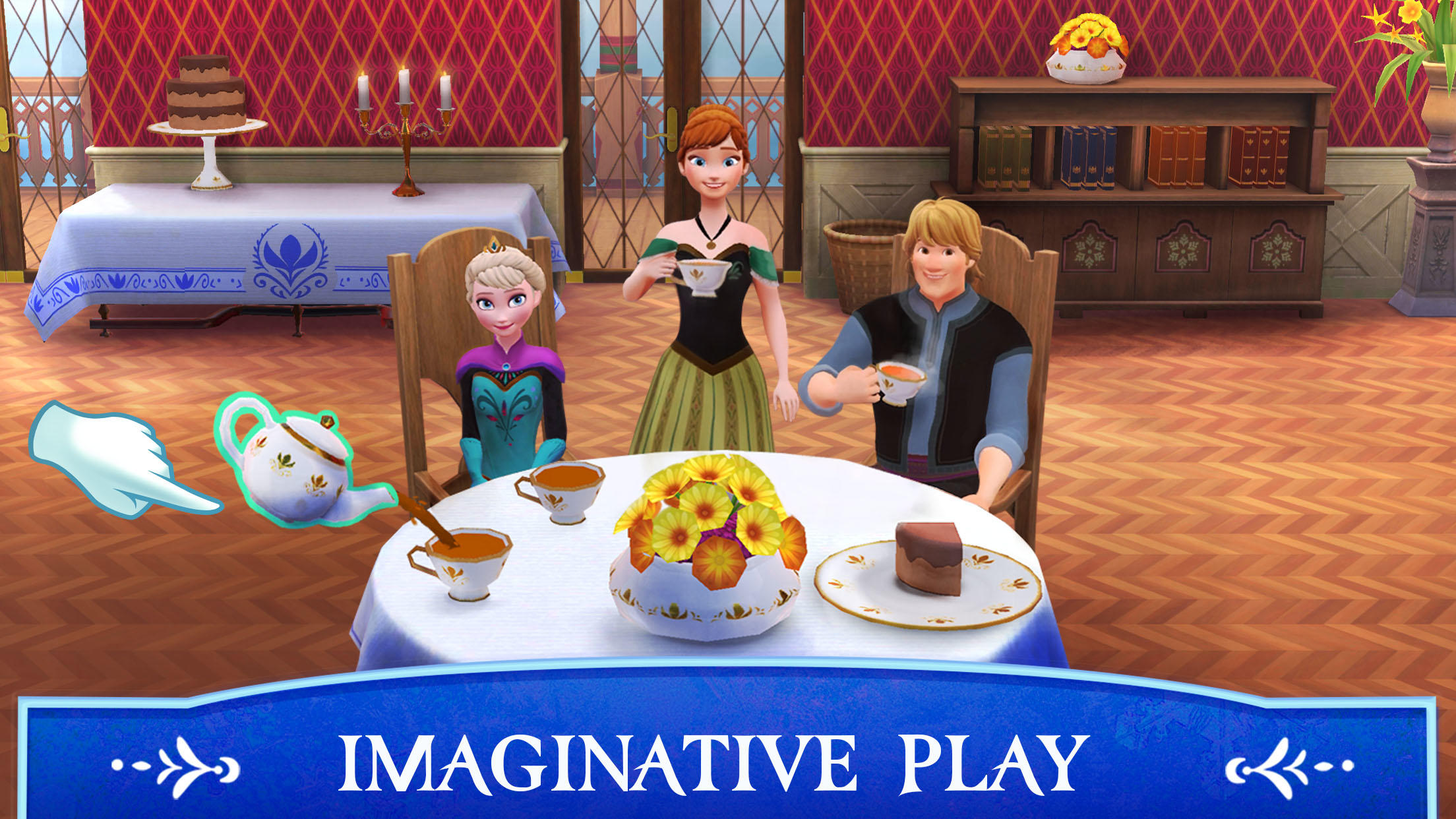 Disney Frozen Royal Castle Game Screenshot