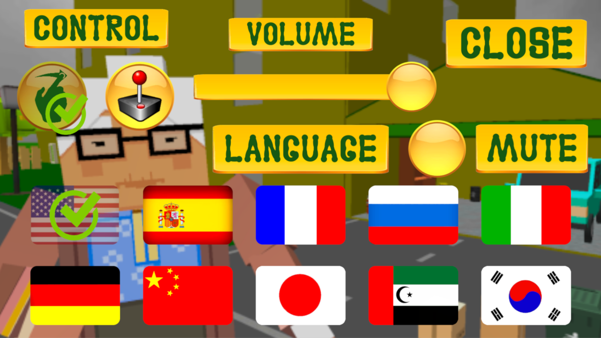 Granny Blocky Neighbor. Craft Escape Game Screenshot