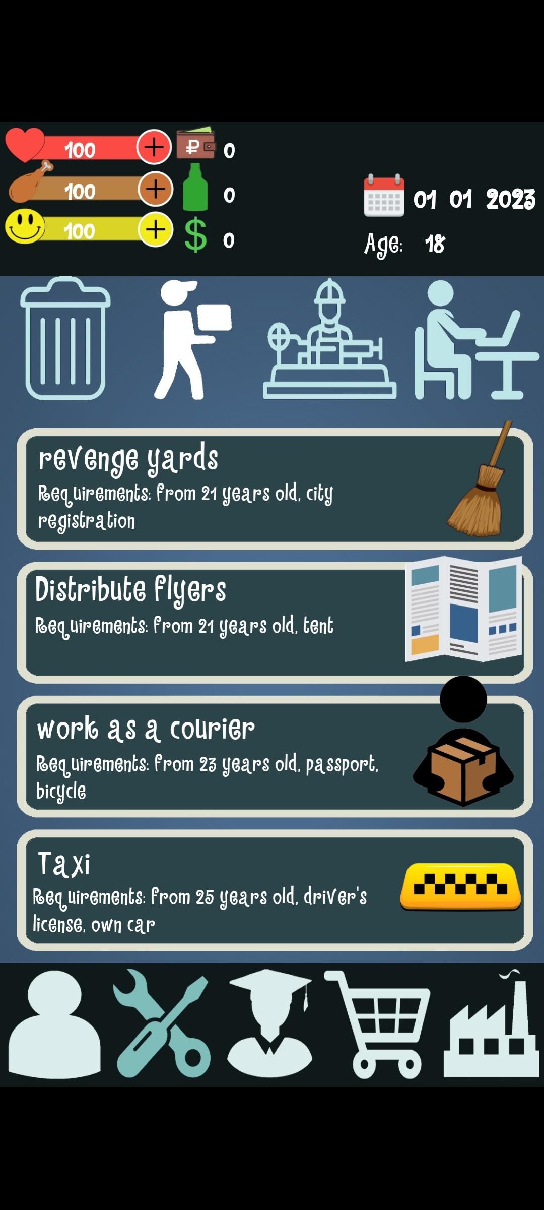 Cuplikan Layar Game Bitte life game simulator