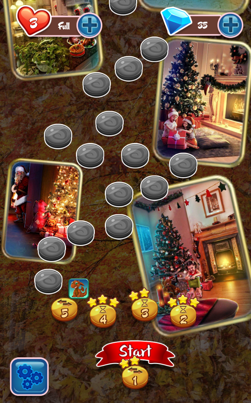 Match 3: Christmas Spirit Game Screenshot