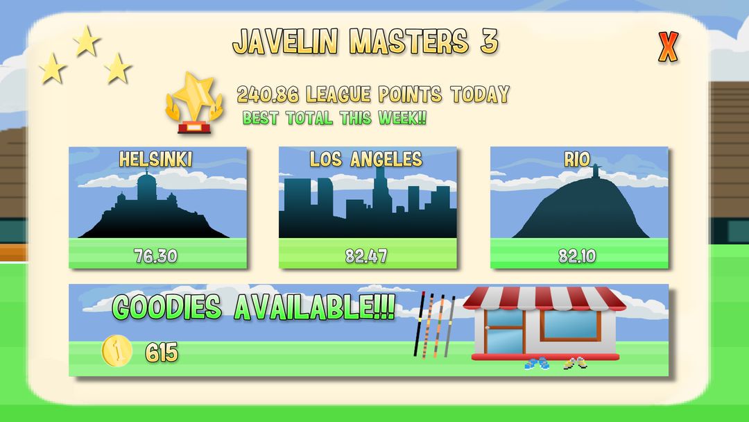 Screenshot of Javelin Masters 3