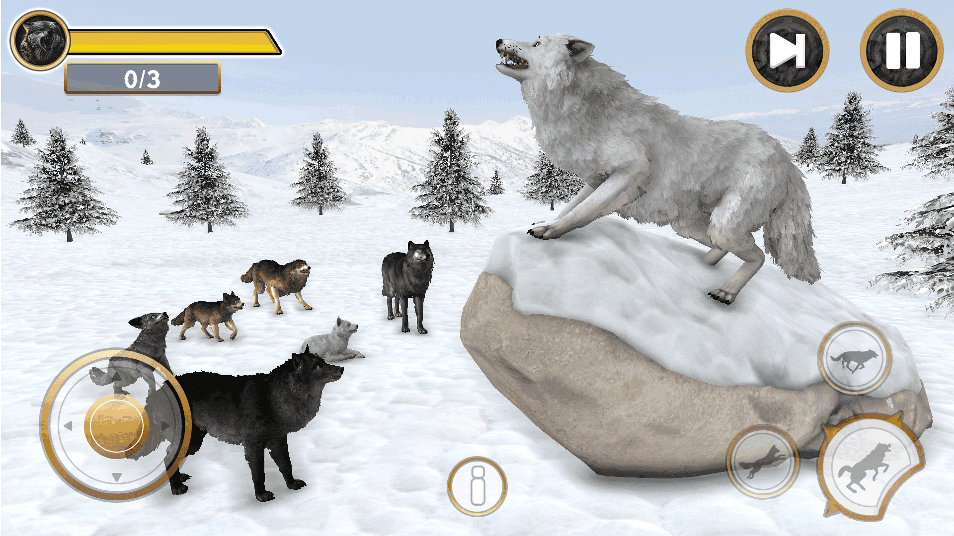 simulador de lobo selvagem jogos 3d::Appstore for Android