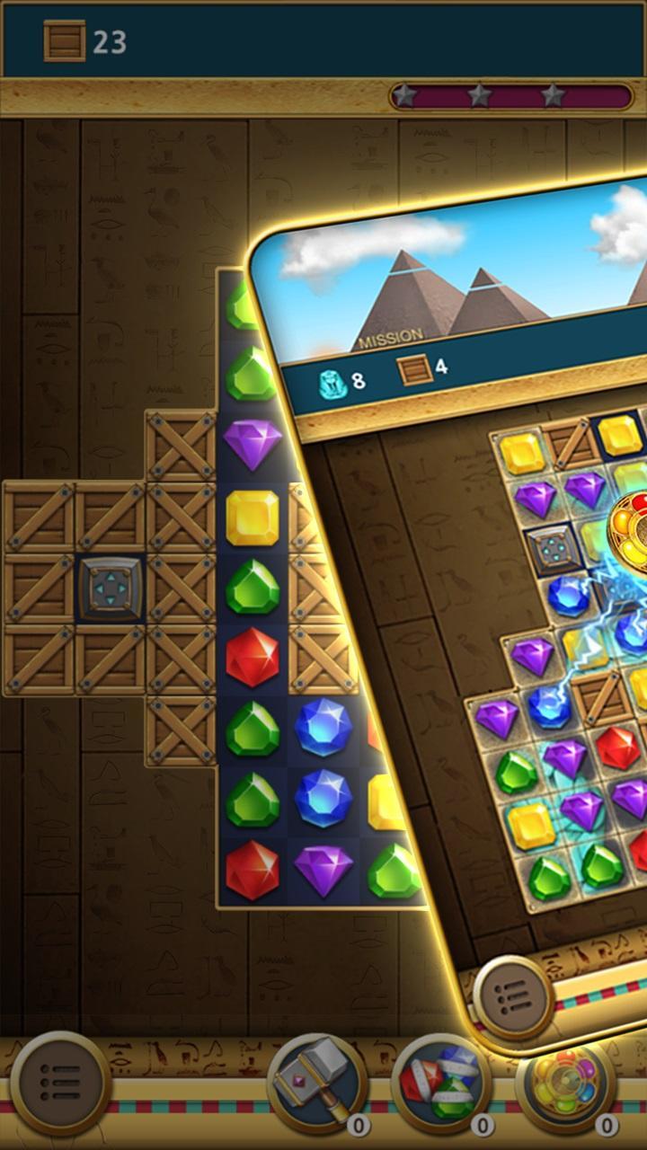 Screenshot 1 of Joyaux Pharaon : Match 3 Puzzle 1.2.4