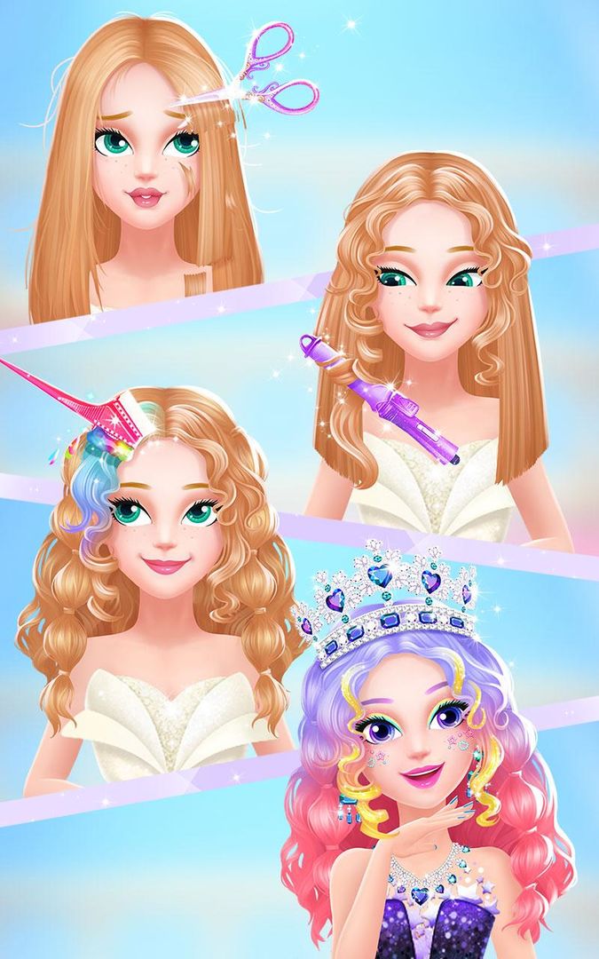 美美公主的夢幻美髮屋遊戲截圖