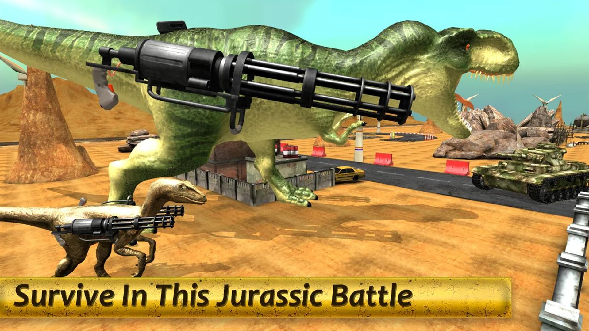 Dinosaur War - BattleGrounds Game Screenshot